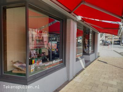 Martins tekenspullen in Hengelo.